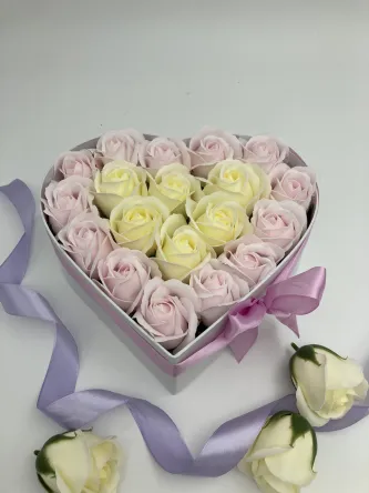 Букет из мыльных цветов