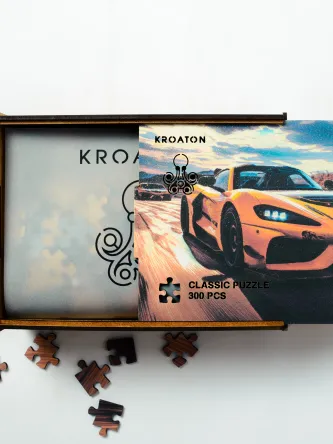 Подарочные пазлы "Спортивная гонка"300 деталей