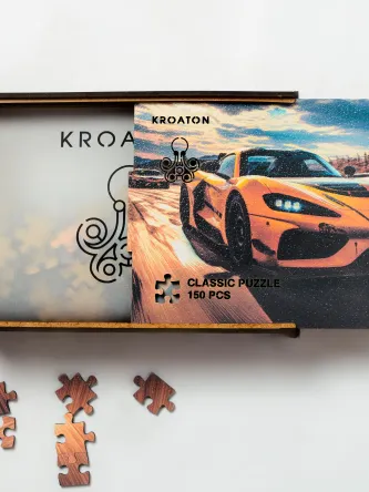 Подарочные пазлы "Спортивная гонка"150 деталей