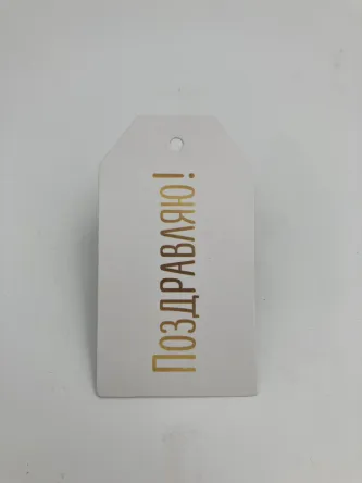 Поздравляю 8,8x5 см